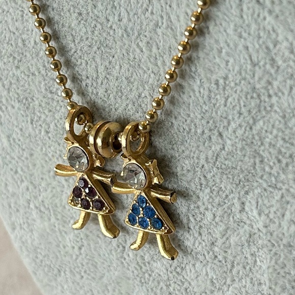 Vintage K.I.S. Gold Brats Charms Necklace - Picture 8 of 9